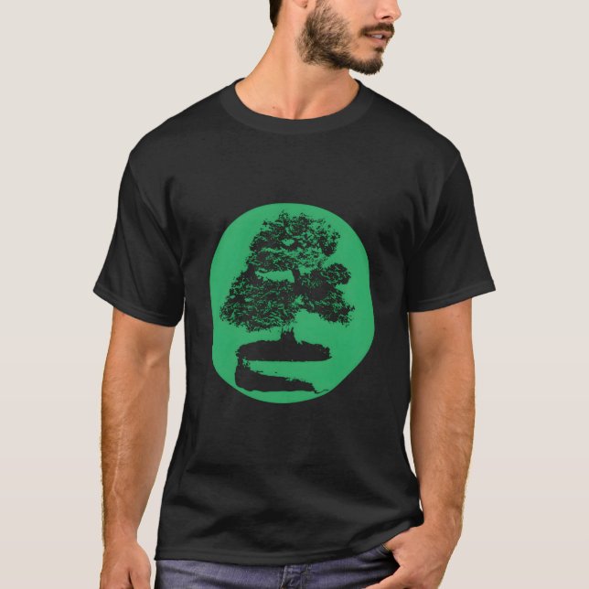Camiseta Árvores Japonesas Bonsai Zen Budista (Frente)
