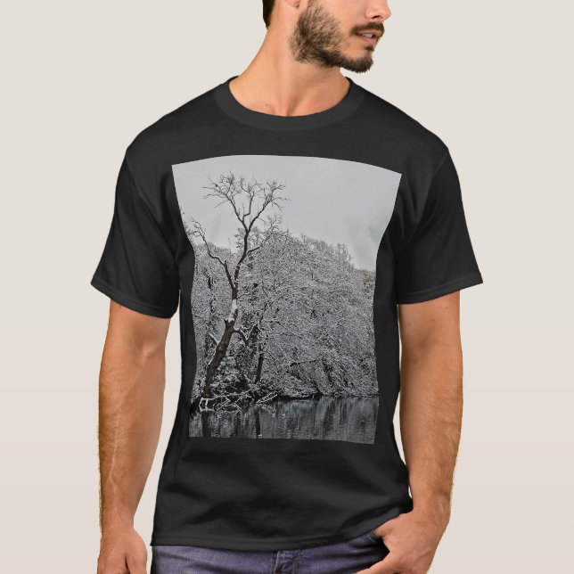 Camiseta Árvores, na água (Frente)