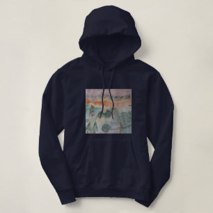 Camiseta Árvores Na Baía De Hoodie