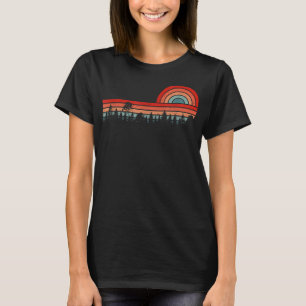 Camiseta Árvores Selvagens ao ar livre Gráfico Florestal Re