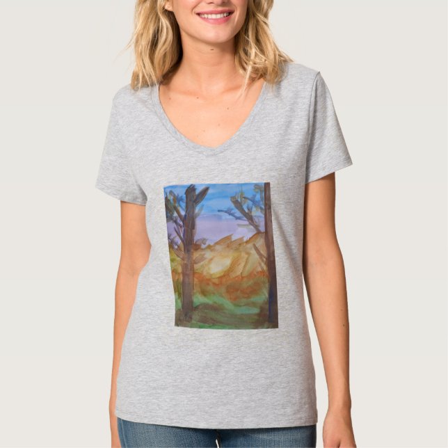 Camiseta Árvores Sunset (Frente)