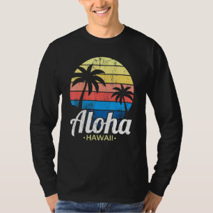 Camiseta Árvores Tropicais de Palmeiras Tropicais de Verão 