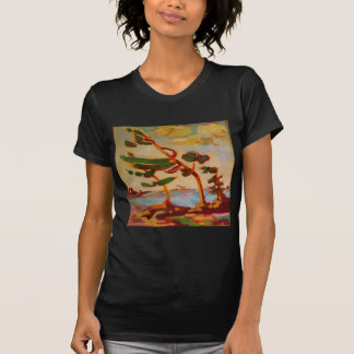Camiseta árvores Vento-varridas
