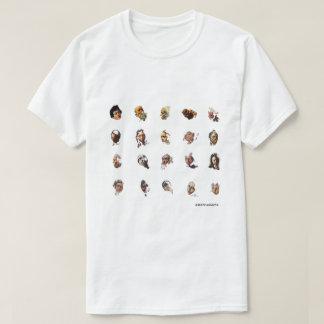 Camiseta as 20 caras dos caravaggio