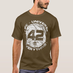 Camiseta As 42 Respostas à Vida O Universo e Tudo