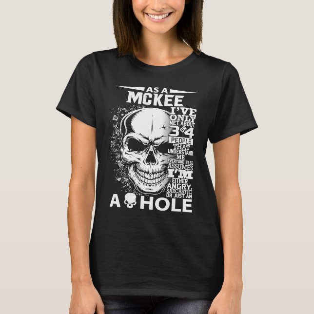 Camiseta As a MCKEE I've only met about 3 4 people l4 (Frente)