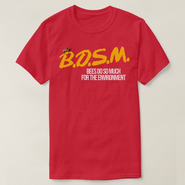 Camiseta As Abelhas Fazem Tanto Pelo Ambiente (Frente do Design)