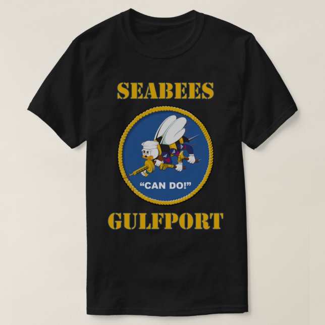 CAMISETA AS ABELHAS PODEM FAZER! GULFPORT! (Frente do Design)