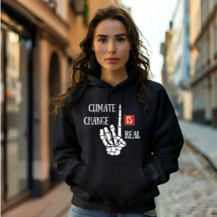 Camiseta as alterações climáticas são uma verdadeira em