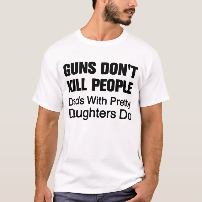 Camiseta As armas não matam pessoas do T (Frente)