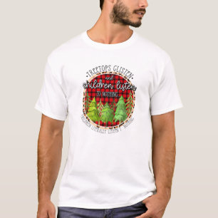 Camiseta As Árvores Escutam E As Crianças Não Ouvem Nada
