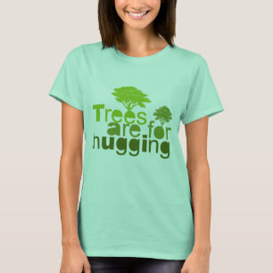 Camiseta As árvores são abraçando