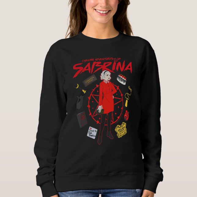 Camiseta As Aventuras De Refrigeração Do Círculo Sabrina (Frente)