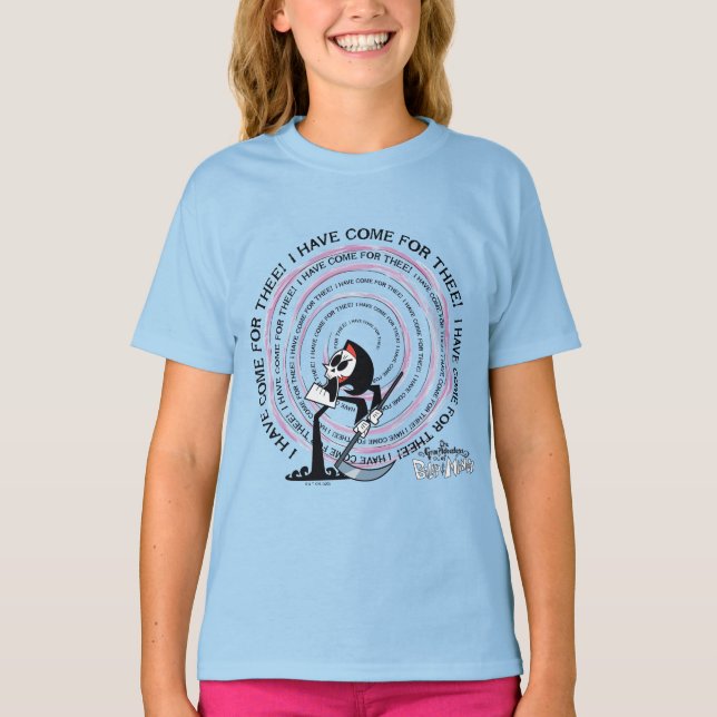 Camiseta As Aventuras Grim de Billy & Mandy - Ceifador (Frente)