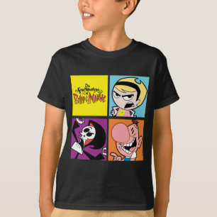 Camiseta As Aventuras Negras de Billy & Mandy Character Art