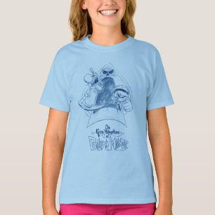 Camiseta As Aventuras Negras de Billy & Mandy Sketch Art
