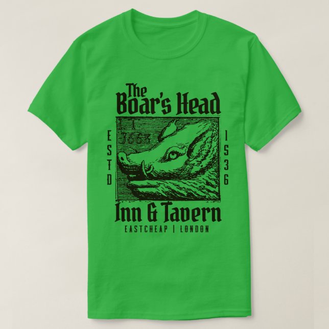 Camiseta As Barras Cabem Dentro e Tavern (Frente do Design)