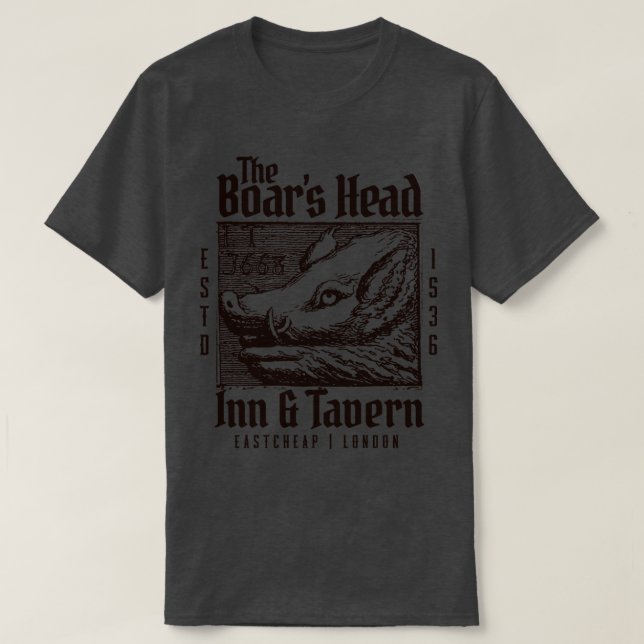 Camiseta As Barras Cabem Dentro e Tavern (Frente do Design)