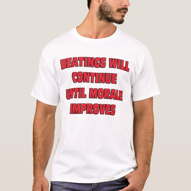 Camiseta As batidas continuarão (Frente)