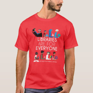 Camiseta As bibliotecas são para todos