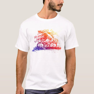 Camiseta As bicicletas ajustaram-no livre…