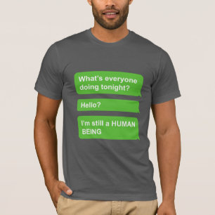 Camiseta As bolhas verdes dos androides ainda são seres hu