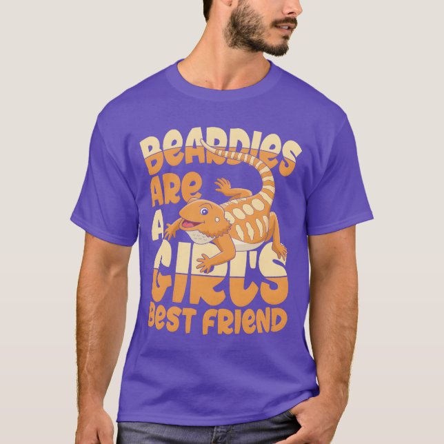 Camiseta As brincadeiras são as melhores amigas de Lizard P (Frente)