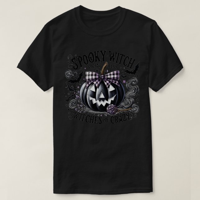 Camiseta As bruxas são loucas 1 (Frente do Design)