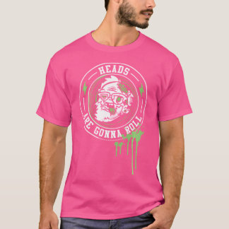 Camiseta As Cabeças Vão Rolar O Zombie Arte Hipst Engraçado