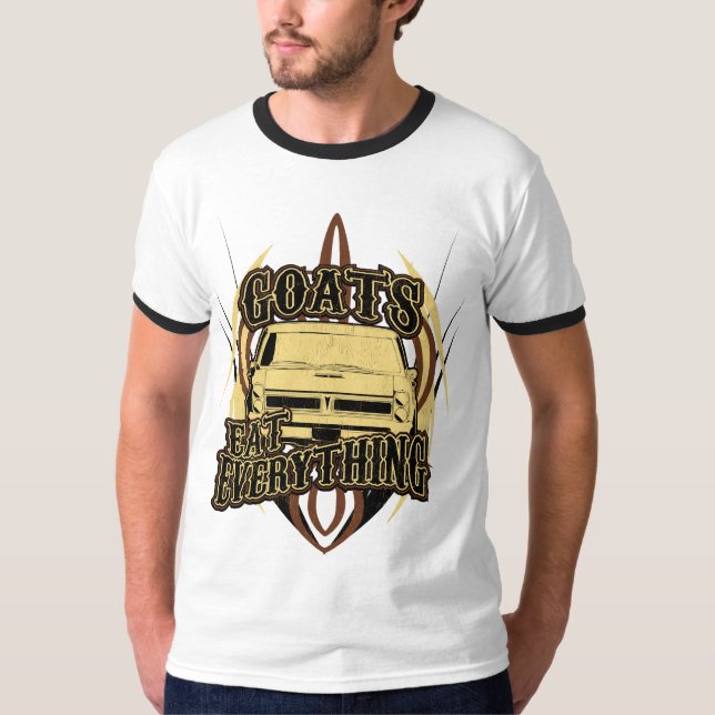 Camiseta As cabras comem tudo (Frente)