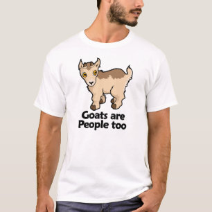 Camiseta As cabras são pessoas demasiado