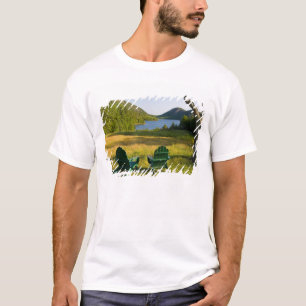 Camiseta As Cadeiras Adirondack no gramado do Jordan