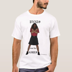 Camiseta As calças são para meninas