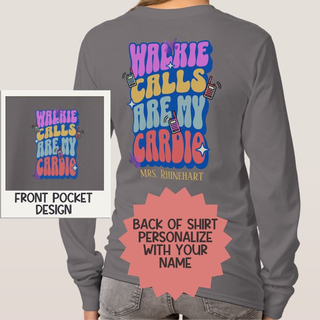 Camiseta As Chamadas Do Professor Personalizado Que Retorna (Criador carregado)