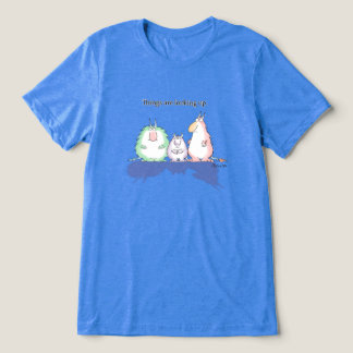 Camiseta AS COISAS ESTÃO OLHANDO ACIMA por Sandra Boynton