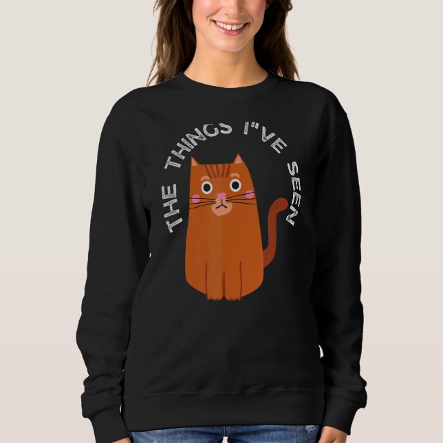 Camiseta As coisas que vi Cat (Frente)