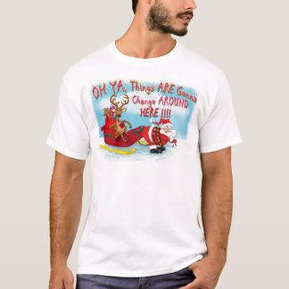 Camiseta As coisas vão mudar por aqui