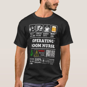 Camiseta As Competências De Enfermeiro Da Sala Operacional 