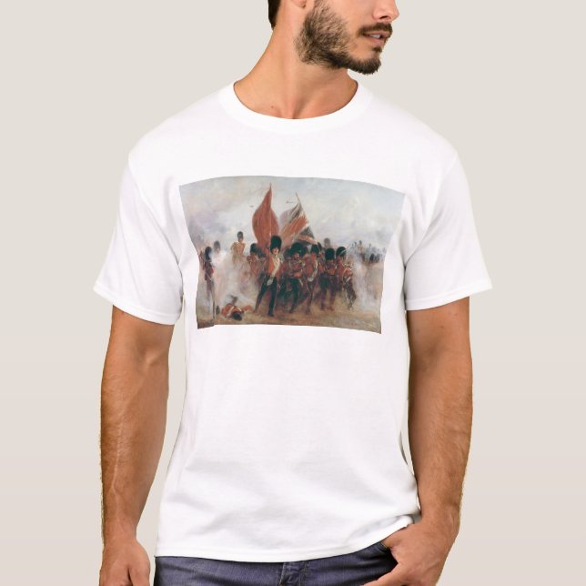 Camiseta As cores: avanço das guardas escocesas (Frente)