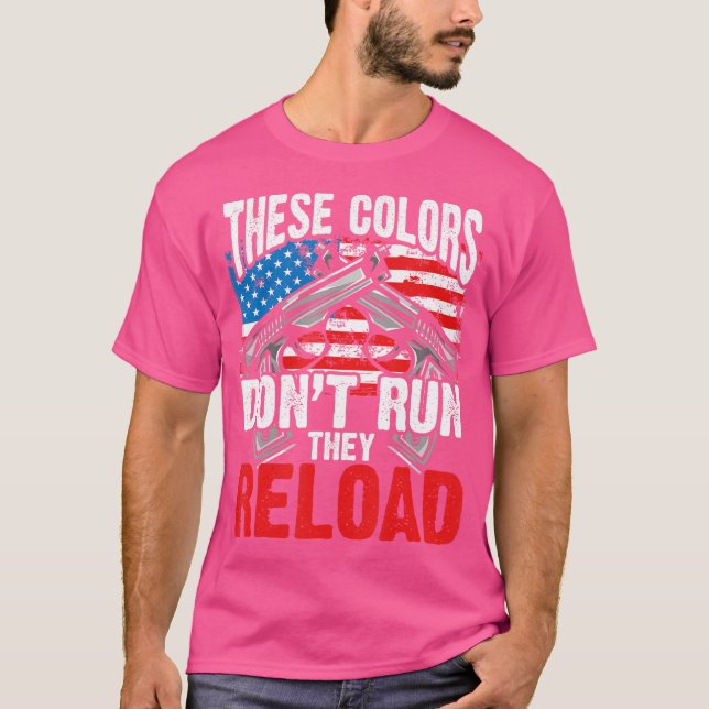 Camiseta As Cores Não Funcionam Eles Recarregam (Frente)