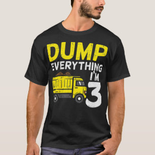 Camiseta As Crianças Arrebentam Tudo Im 3 Caminhão Três Ano