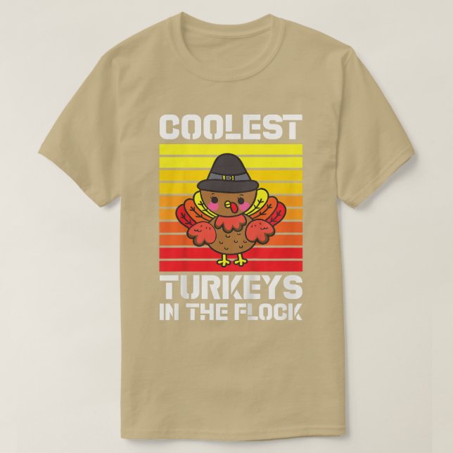 Camiseta As Crianças Mais Frescas Na Turquia Do Que Os Meni (Frente do Design)