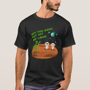 Camiseta As Crianças Na Alienígena De Marte Saem Do Meu Ast