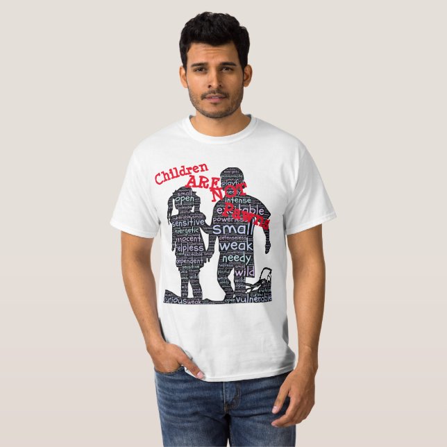 Camiseta As crianças não são penhores! (Frente Completa)