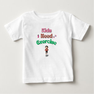 Camiseta As Crianças Precisam de Exercício
