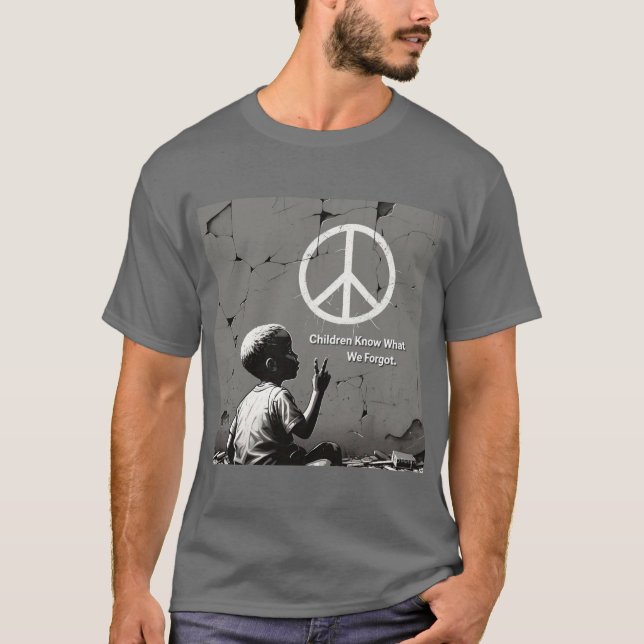 Camiseta As Crianças Sabem O Que Esquecemos (Frente)