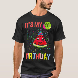 Camiseta As Crianças São A Minha Melancia De Aniversário 11