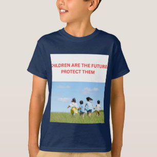 CAMISETA AS CRIANÇAS SÃO O FUTURO PROTEJA-AS