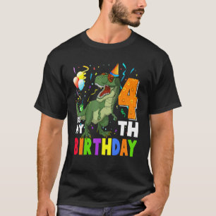 Camiseta As Crianças São O Meu Quarto Aniversário Feliz 4 A
