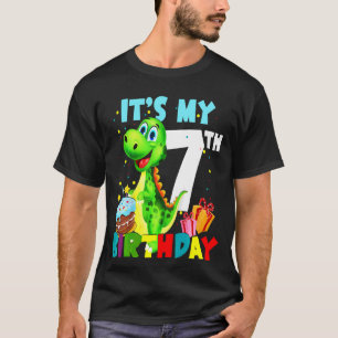 Camiseta As Crianças São Os Meus Meninos De Aniversário 7 F
